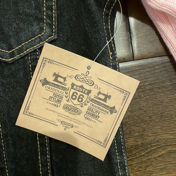 NWT Route 66 Denim and fur jacket - Picture 4 of 6